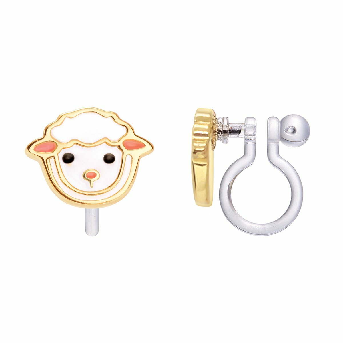 Lovely Lamb Cutie Clip-on Earrings