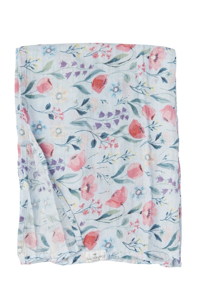 Muslin Swaddle - Bluebell