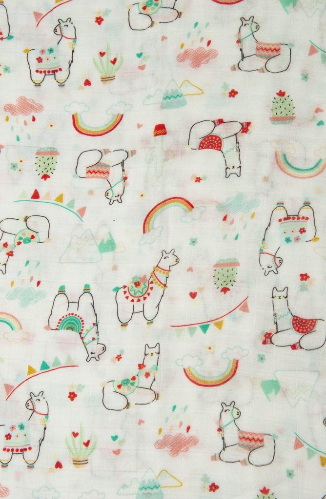 Bamboo Swaddle - Llama