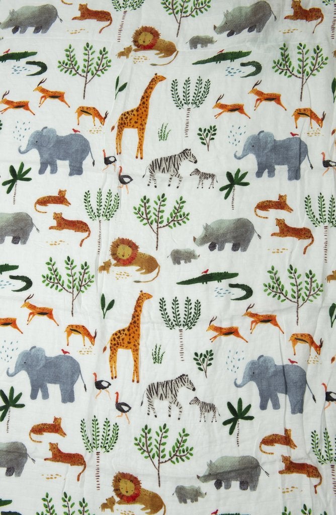 Bamboo Swaddle - Safari