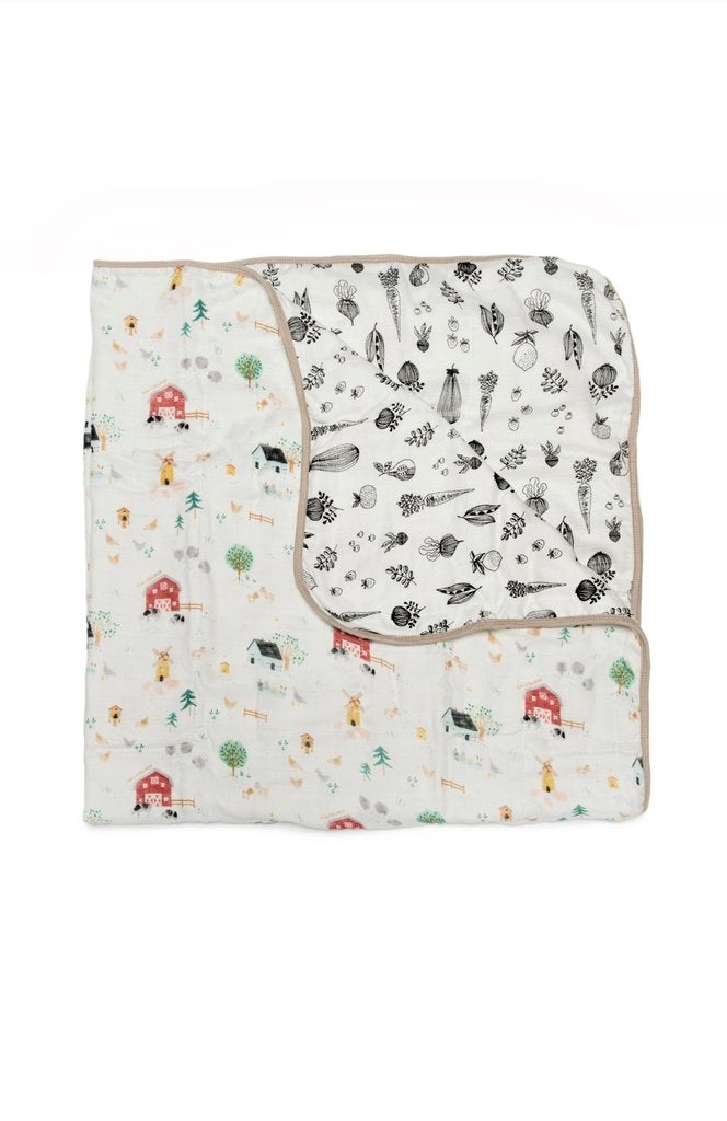 Quilt Blanket - Farm Animals
