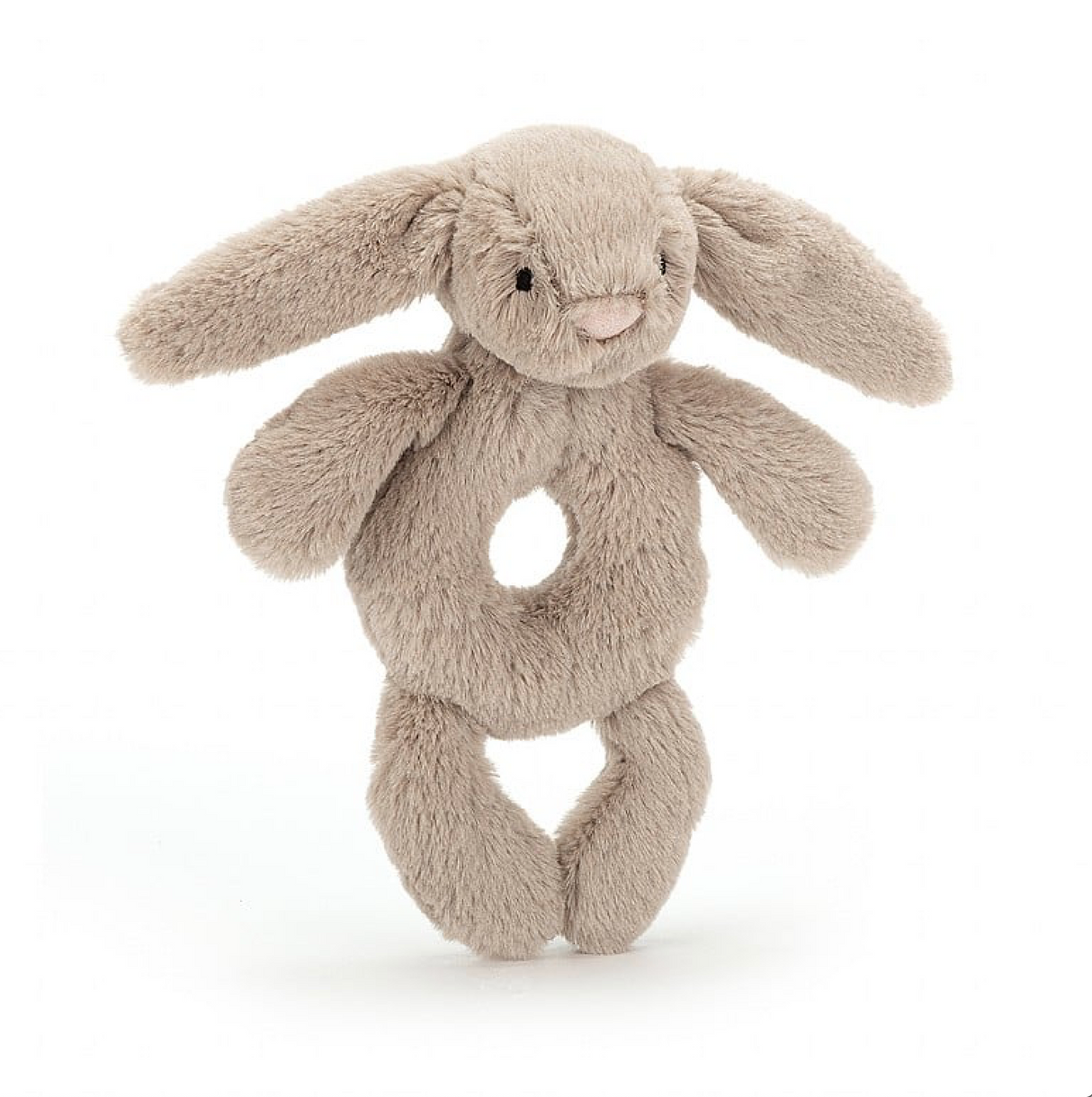 Ring Rattle - Beige Bunny