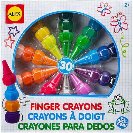 ALEX Toys Artist Studio 30 Finger Crayons