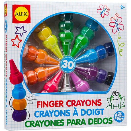 ALEX Toys Artist Studio 30 Finger Crayons
