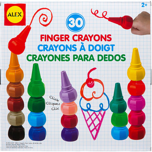 ALEX Toys Artist Studio 30 Finger Crayons