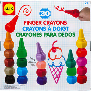 ALEX Toys Artist Studio 30 Finger Crayons