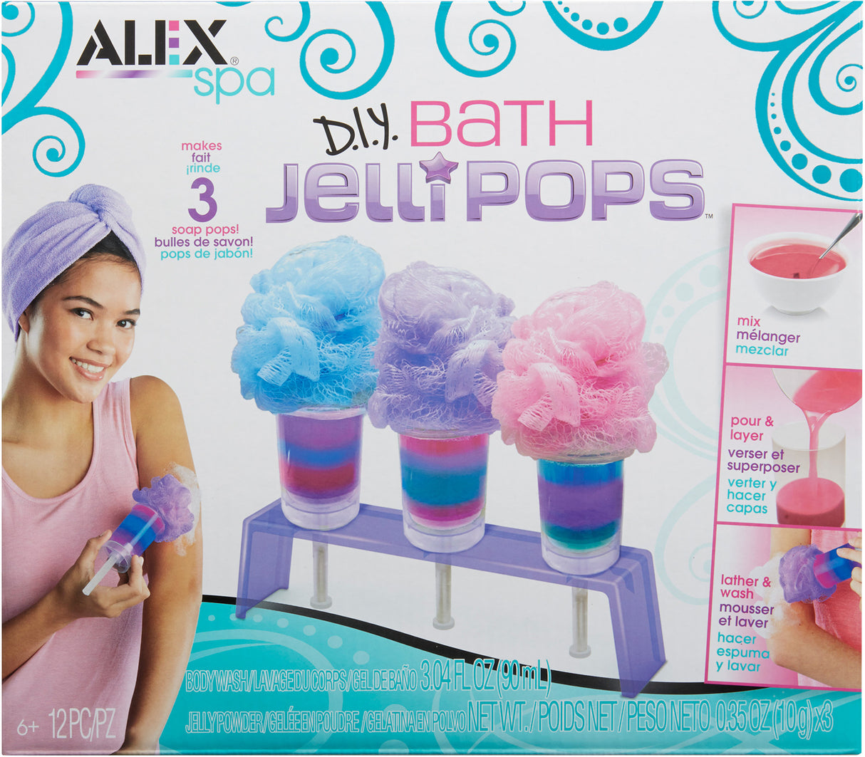 ALEX Spa DIY Bath Jelli Pops