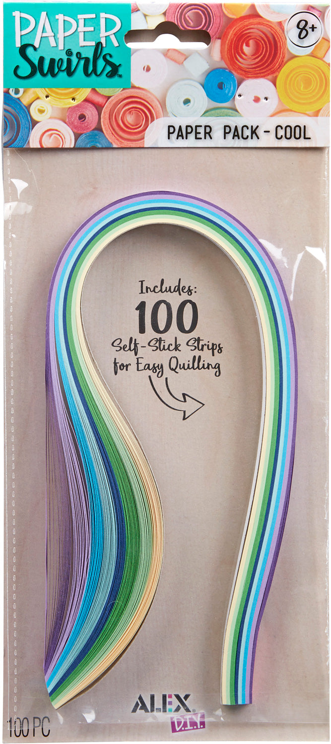 ALEX DIY PAPER SWIRLS Paper Pack- Cool