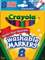Crayola Washable Brd Classic Marker 8/ PK 6/ 24