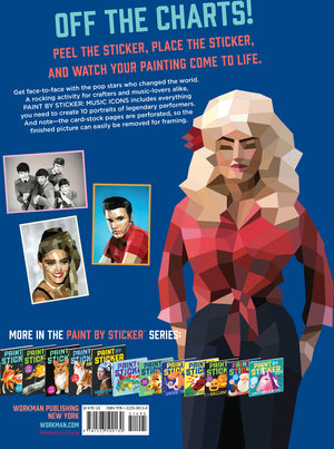 Paint by Sticker: Music Icons: Re-create 10 Classic Photographs One Sticker at a Time!