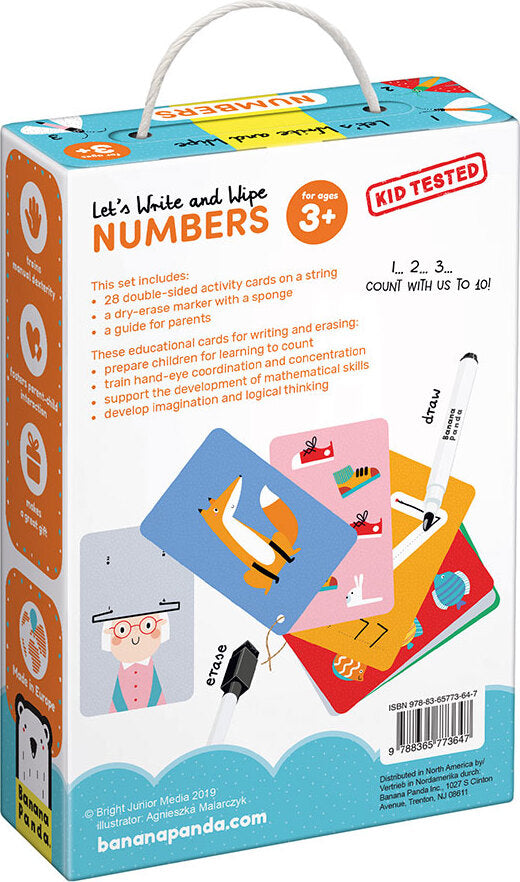 Let's Write and Wipe Numbers