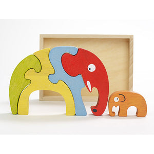 Elephant Family Puzzle