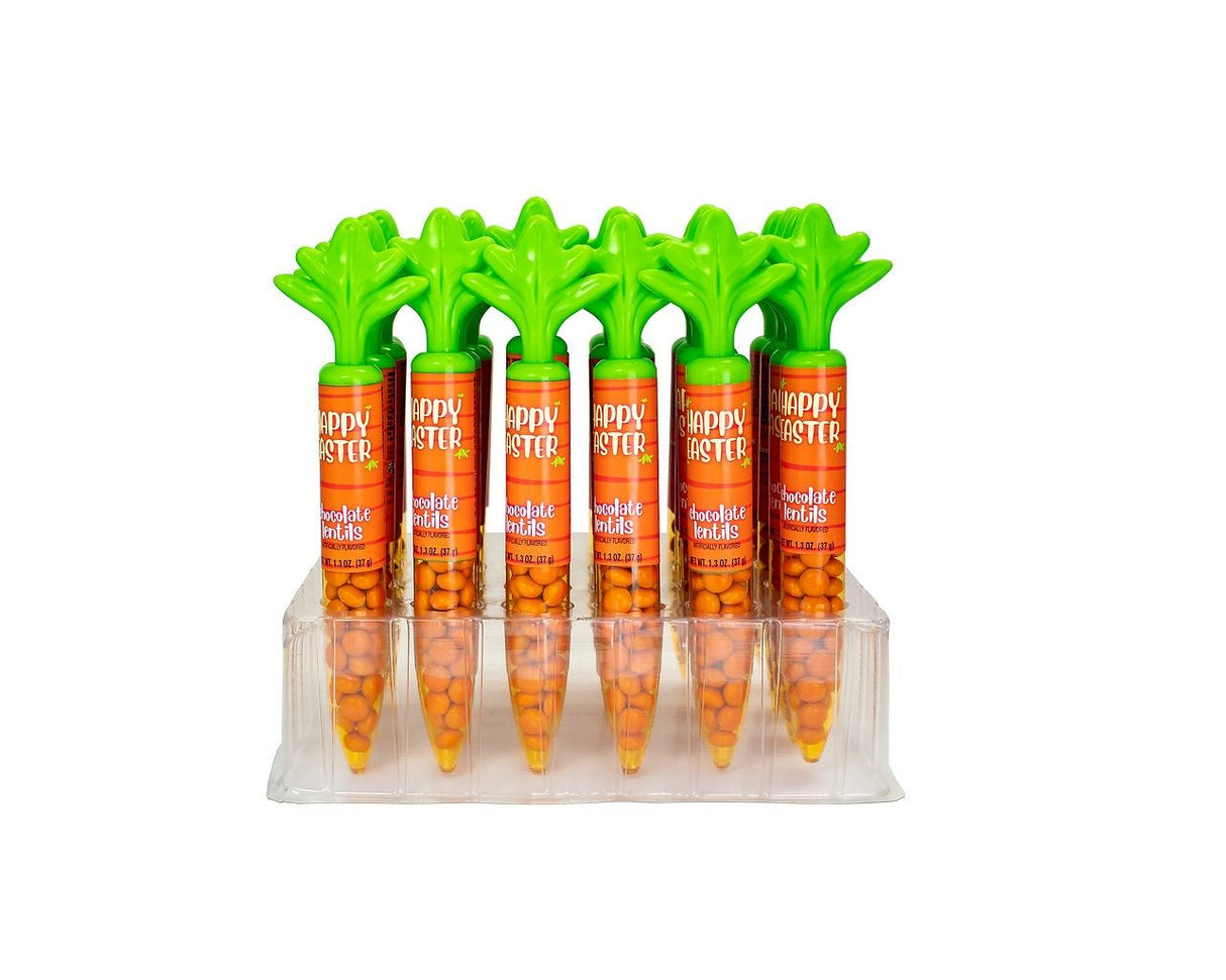 Chocolate Easter Carrot Tube