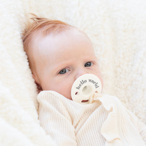 New Here Pacifier Clip