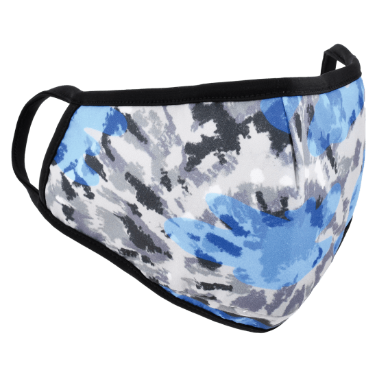 Kids Face Mask- Blue Tie Dye