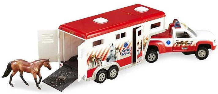 Animal Rescue Truck & Trailer with lights and sound