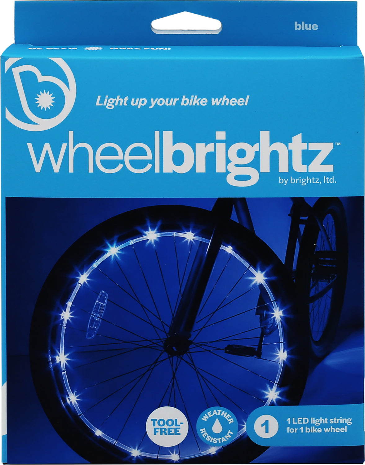 Wheelbrightz Blue Led Bicycle Wheel Light