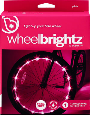 Wheelbrightz Pink Led Bicycle Wheel Light