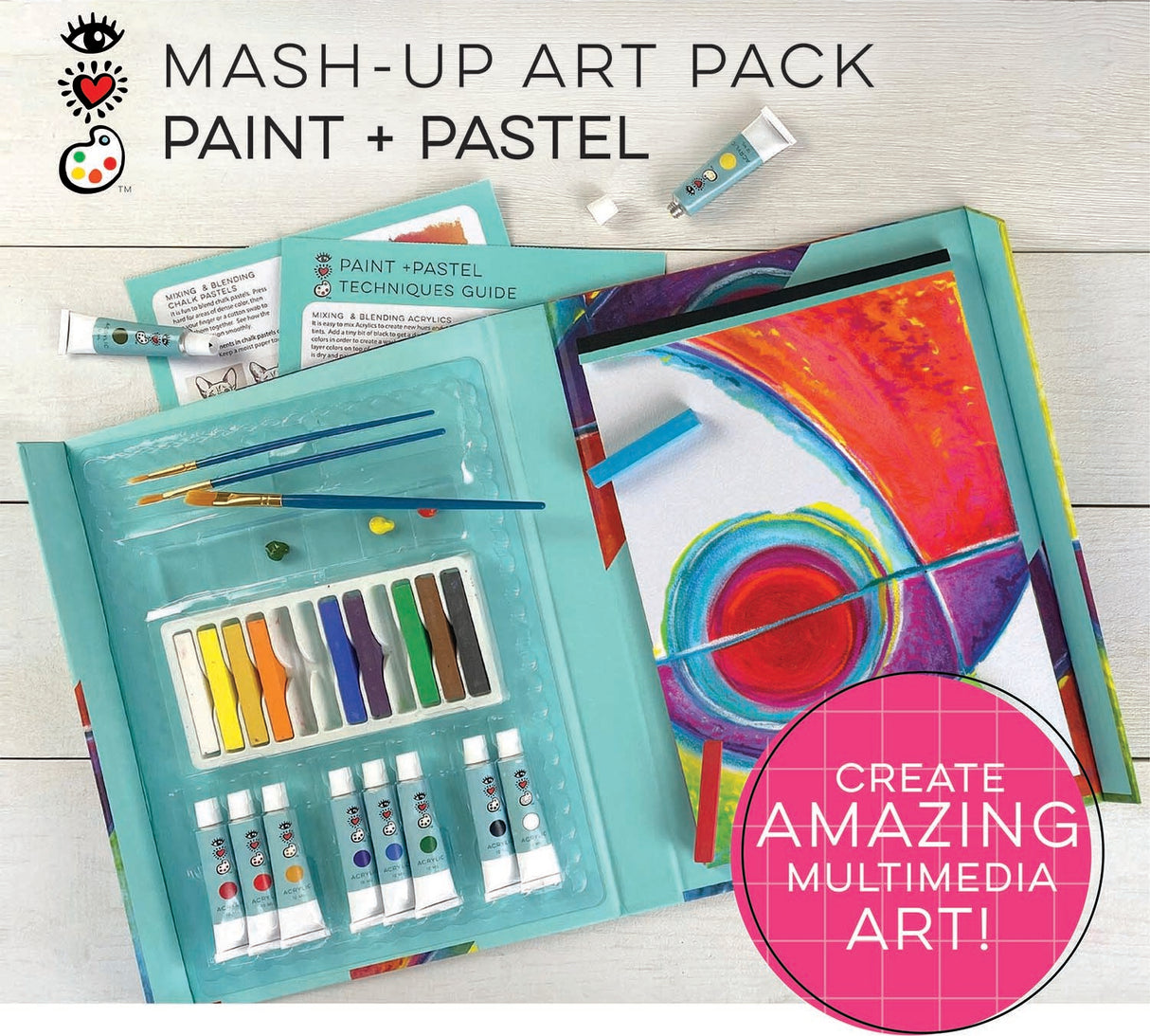 Iheartart Mash-up Art Pack Paint  Pastel All Complete Art Set