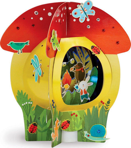 Lantern Lands Forest Festival Light Up 3d Paper Lantern Craft Kit
