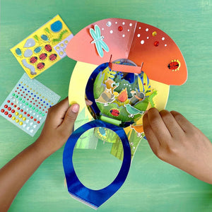 Lantern Lands Forest Festival Light Up 3d Paper Lantern Craft Kit