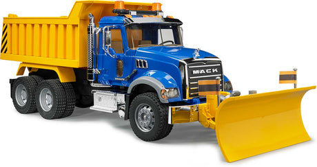 MACK Granite Tip up truck with pow blade and Light & Sound Module (trucks) incl. battery