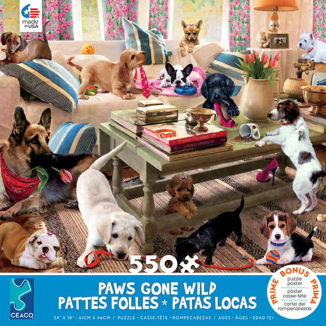 550 Piece Paws Gone Wild Assortment