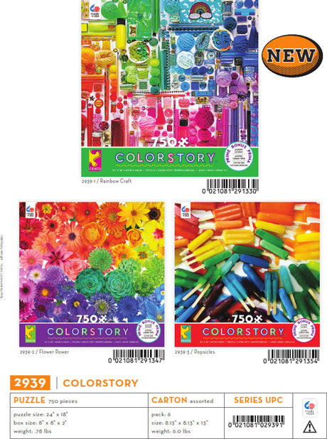 750 Piece Colorstory (assorted)