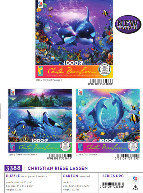 1000 Piece Ocean Magic (assorted)