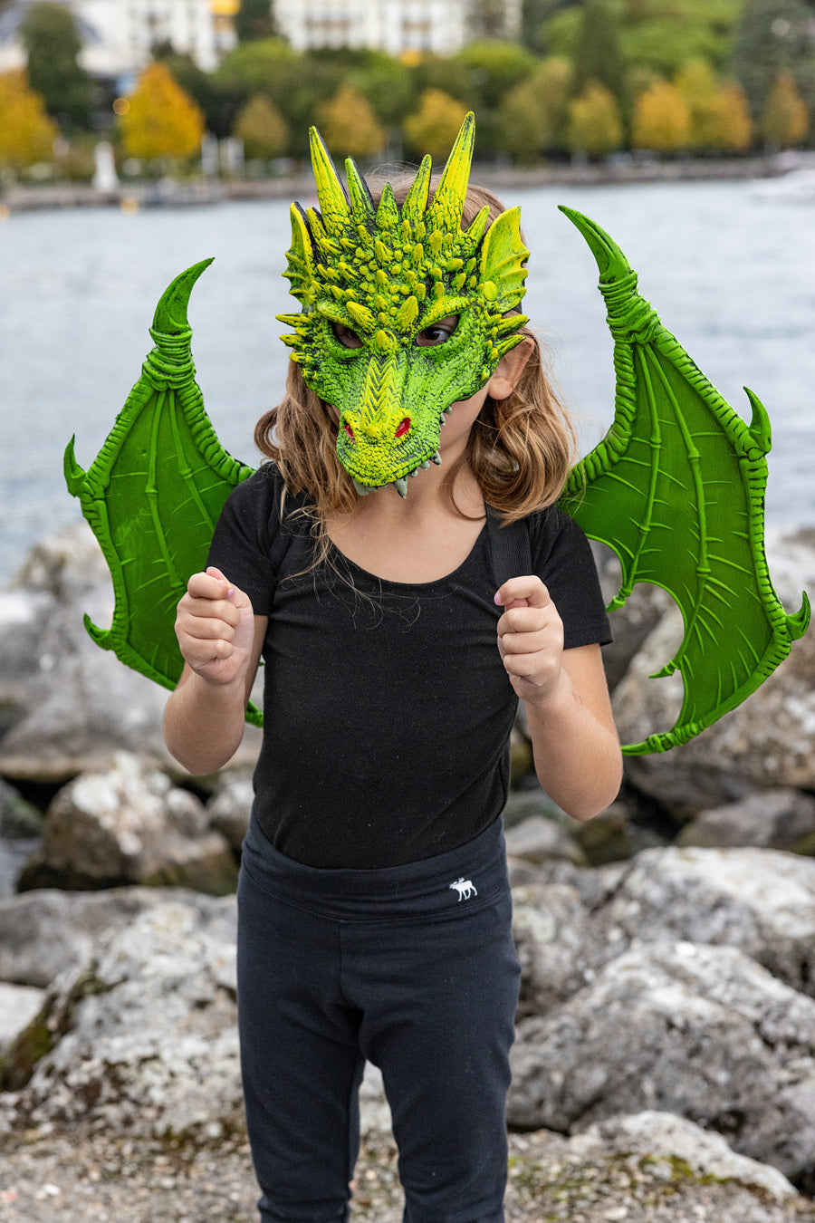 Green Dragon Mask