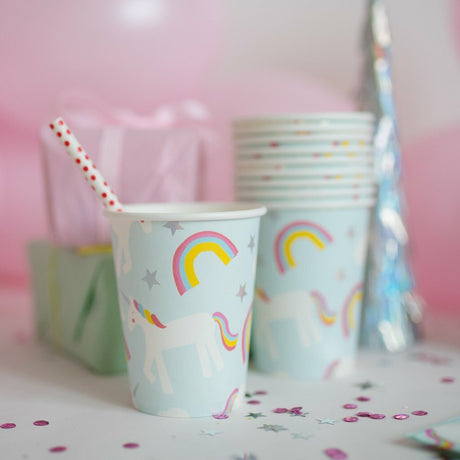 Cups  Party  Unicorn (8 Pcs)