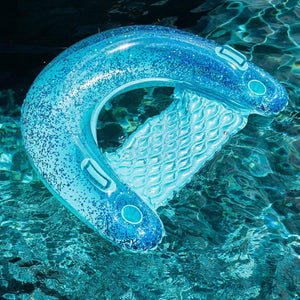 Aqua Glitter Sun Chair Jumbo