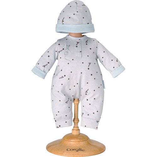 Corolle Mon Classique Grey Star Pajamas & Cap (14")