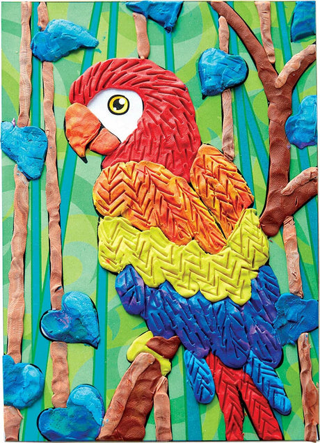 Do Art Coloring With Clay