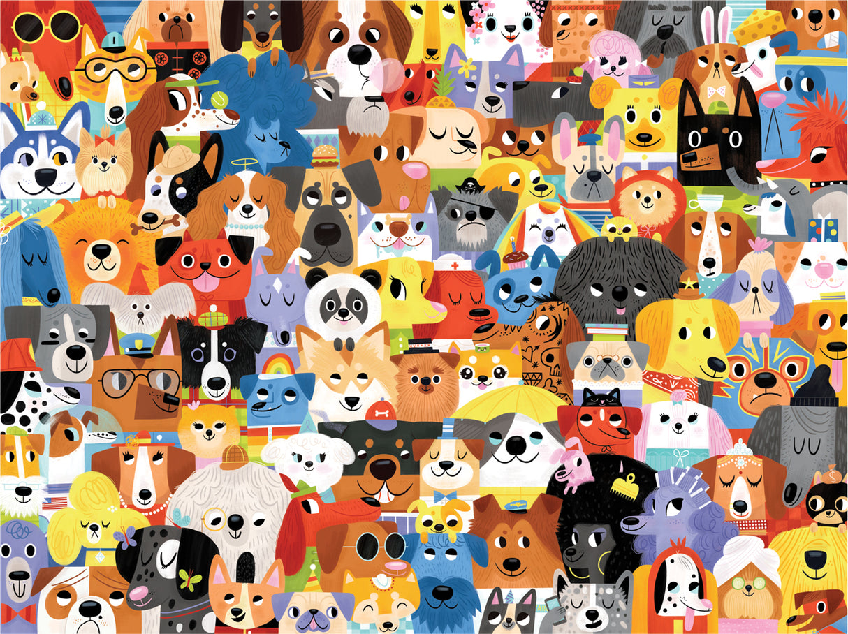 500-pc Puzzle - Lots of Dogs