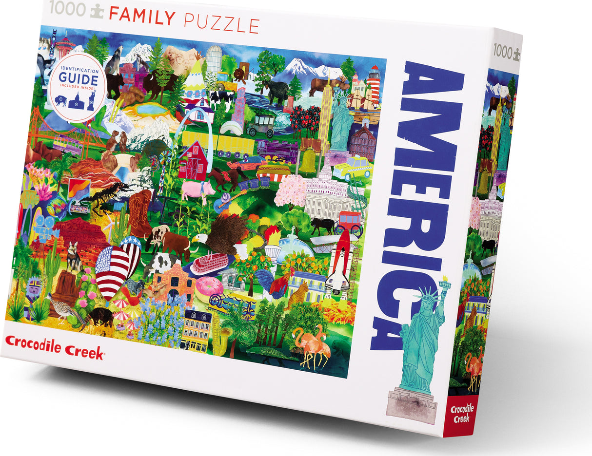 1000-pc Puzzle - America Collage 