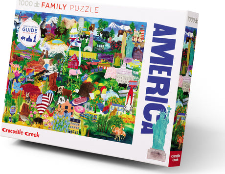 1000-pc Puzzle - America Collage 