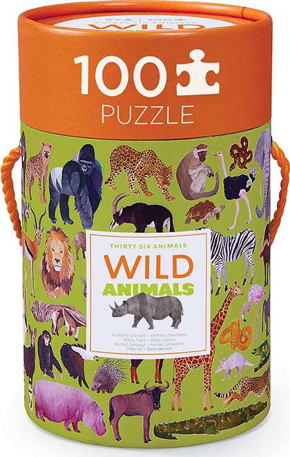 100-pc 36 Puzzle - Wild Animals