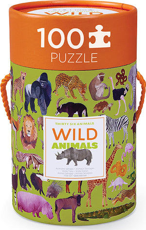100-pc 36 Puzzle - Wild Animals