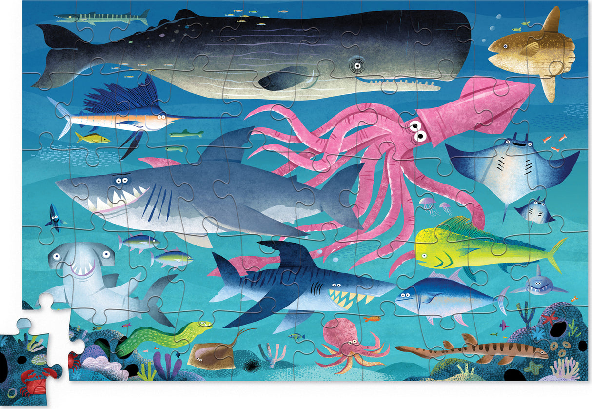 50-pc Tin Puzzle - Shark Reef 