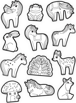 Coloring Stickers - Unicorn 