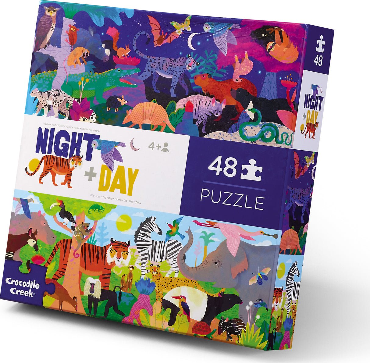 48-pc Opposites Puzzle - Night & Day 
