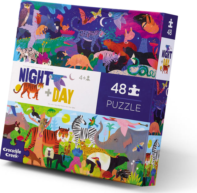 48-pc Opposites Puzzle - Night & Day 