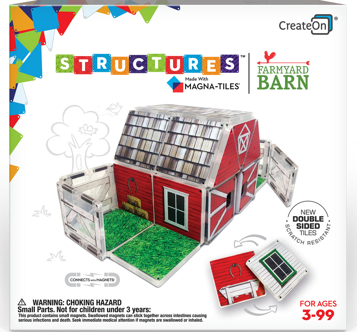Magna-tiles Structures Farmyard Barn