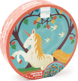 Contour Puzzle Unicorn 30 pcs