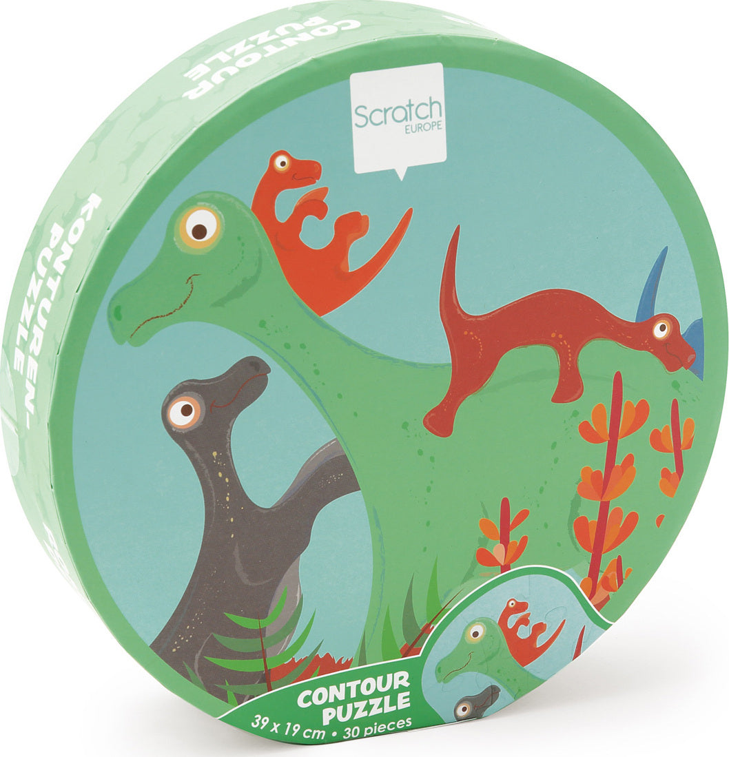 Contour Puzzle Dino 30 pcs