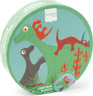 Contour Puzzle Dino 30 pcs