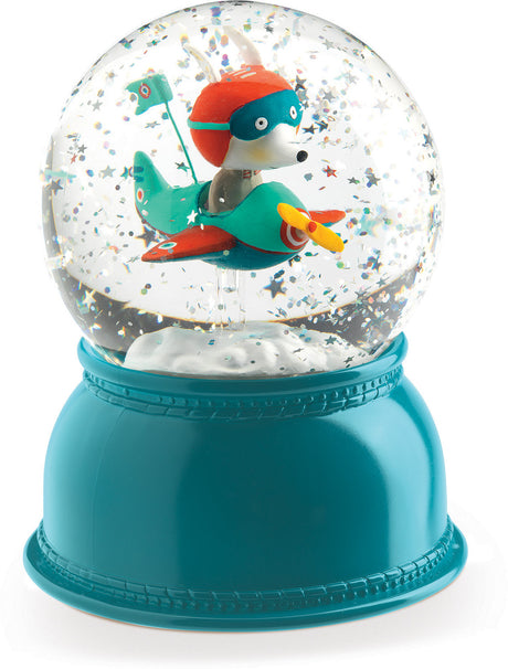 Snowglobe Nightlights Airplane 