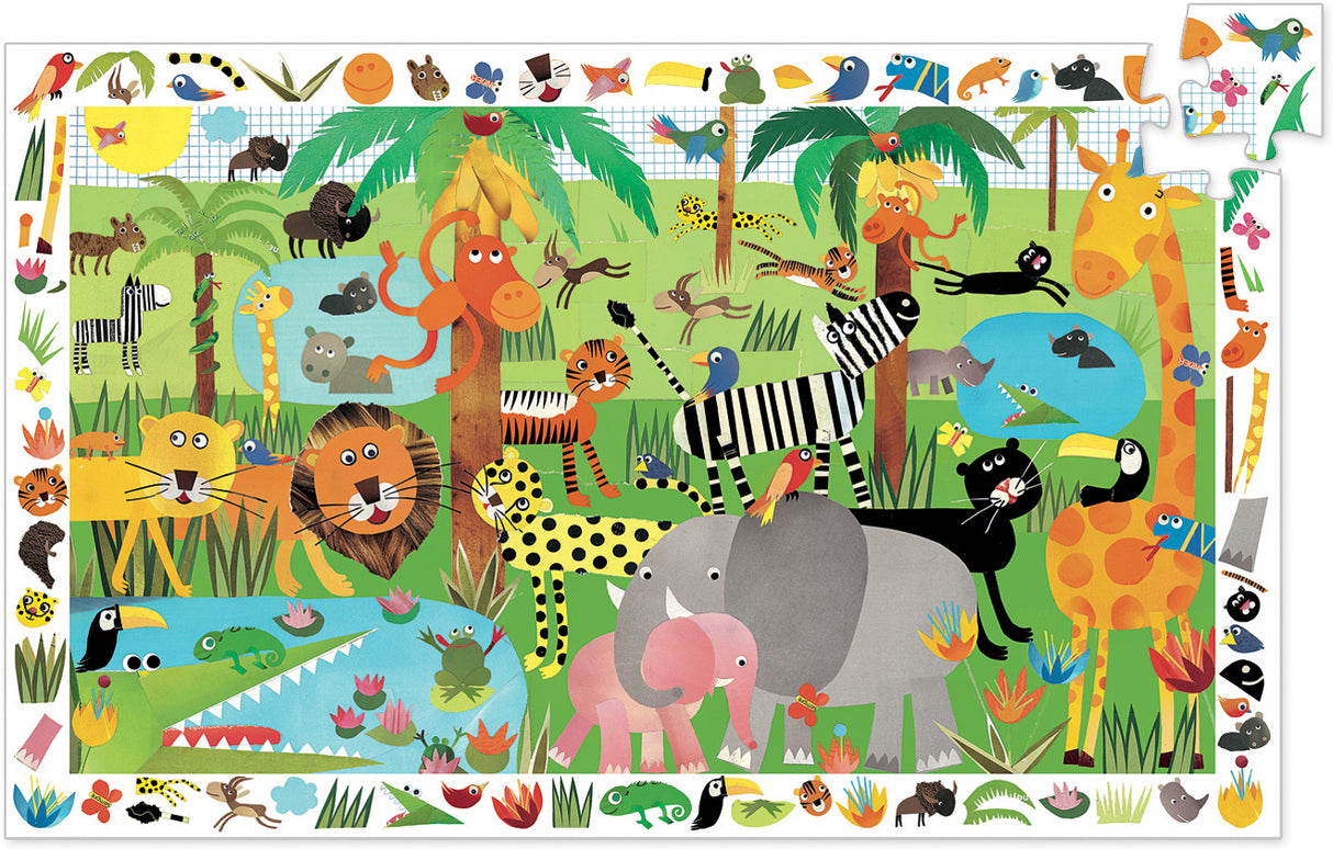 Observation Puzzles Jungle - 35pcs 