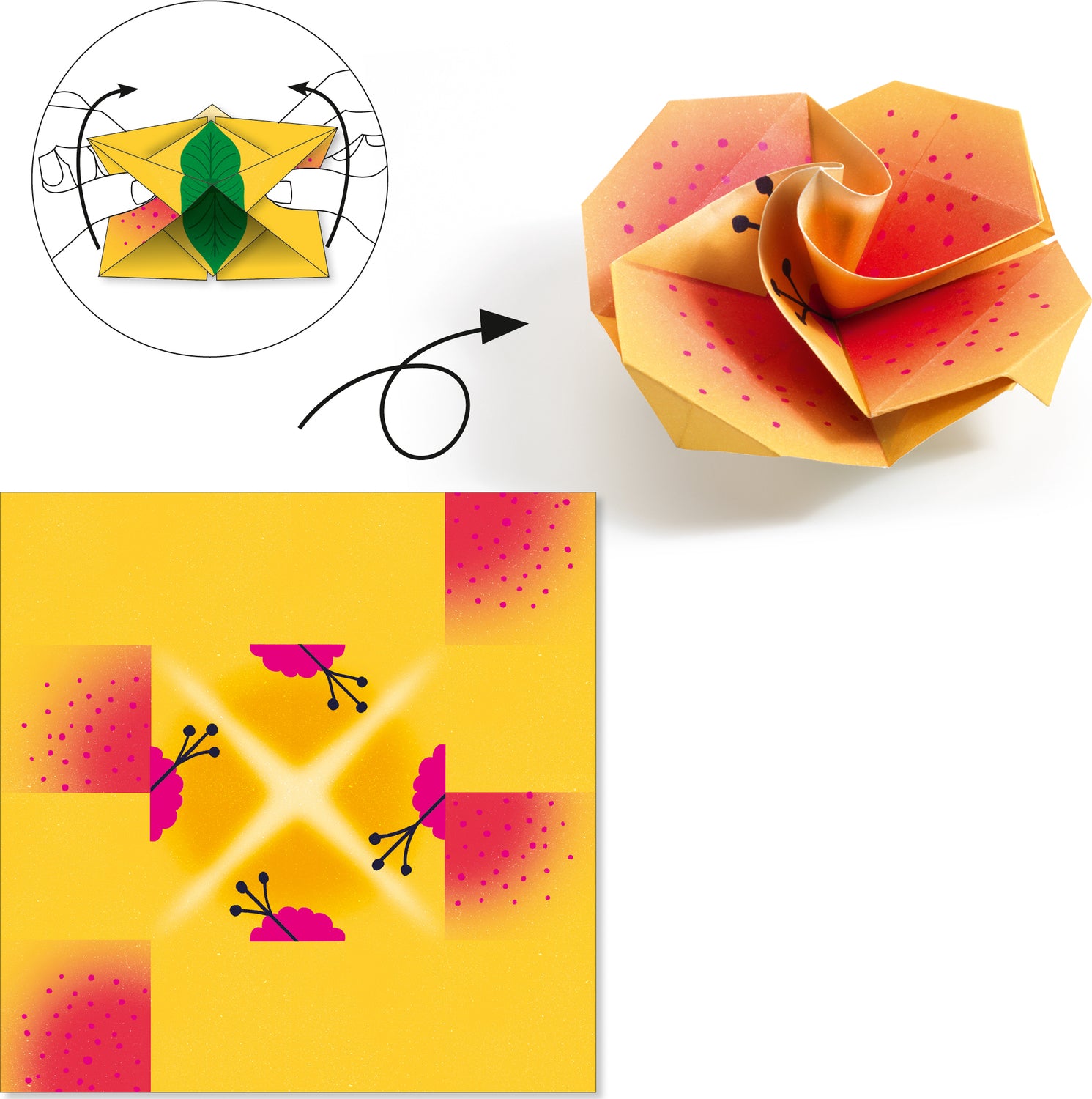 Origami - Tropics - Gingerbread House Toys